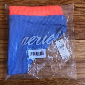 Aerie Crinkle High Cut Cheeky Bikini Bottom